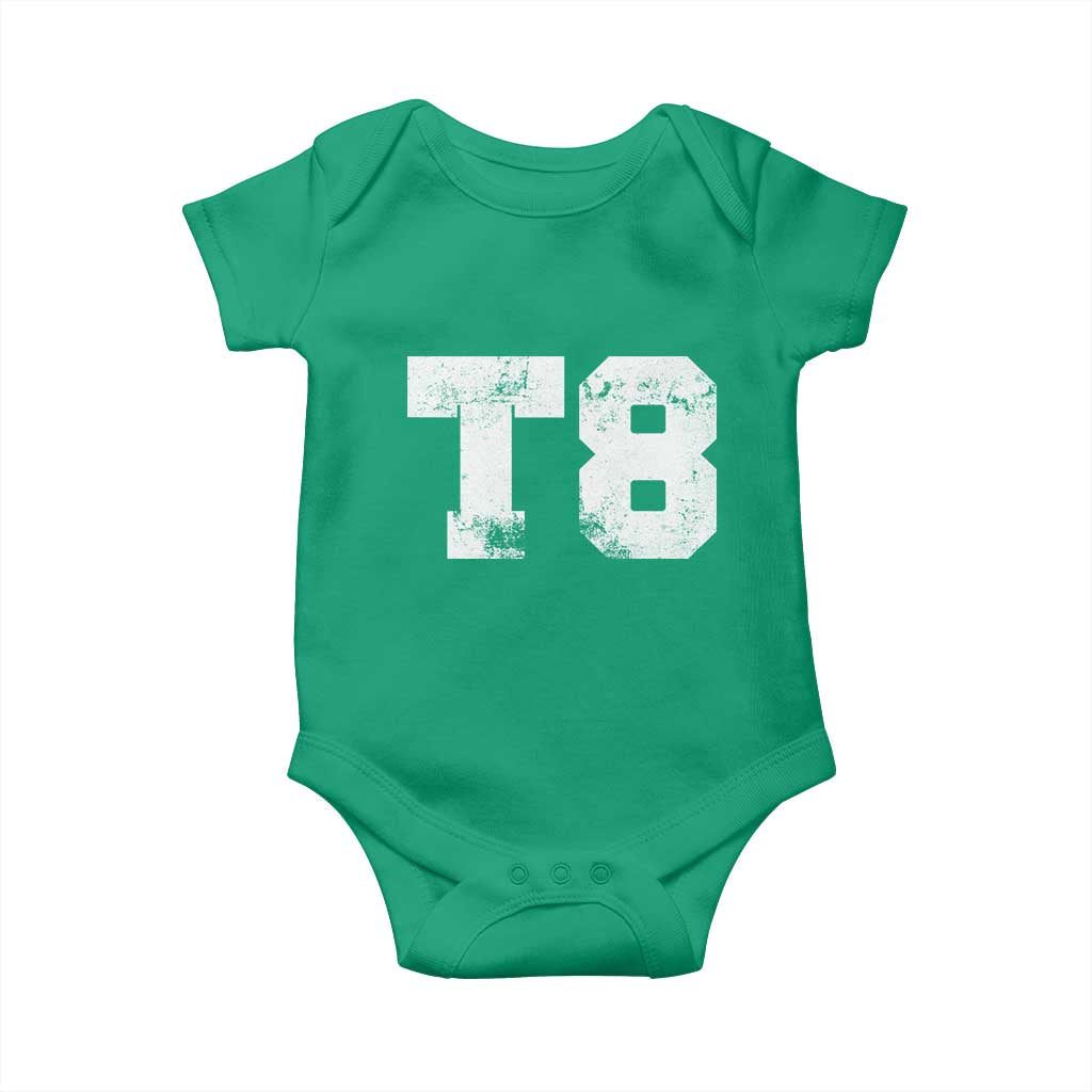 T8 Jersey Baby Onesie Concert Inspired Outfit Varsity Sports - Wonder Print Shop