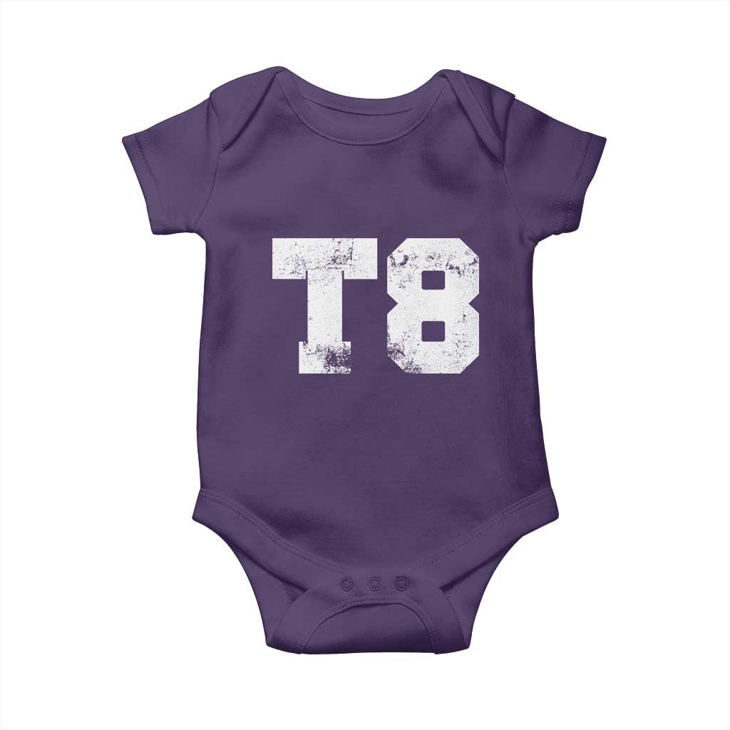 T8 Jersey Baby Onesie Concert Inspired Outfit Varsity Sports - Wonder Print Shop