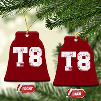 T8 Jersey Ceramic Ornament Concert Inspired Outfit Varsity Sports - Wonder Print Shop