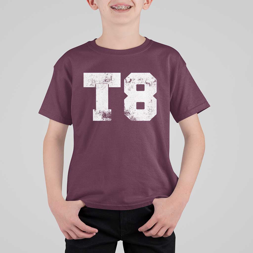 T8 Jersey T Shirt For Kid Concert Inspired Outfit Varsity Sports - Wonder Print Shop