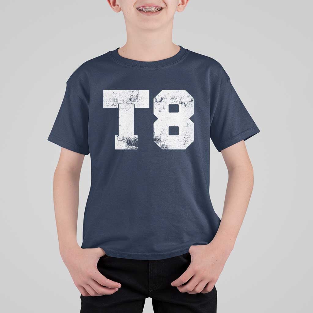 T8 Jersey T Shirt For Kid Concert Inspired Outfit Varsity Sports - Wonder Print Shop