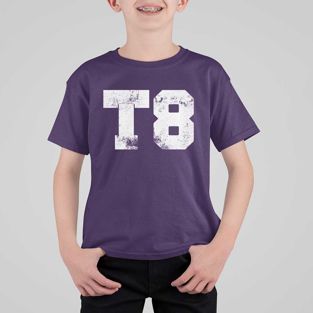 T8 Jersey T Shirt For Kid Concert Inspired Outfit Varsity Sports - Wonder Print Shop