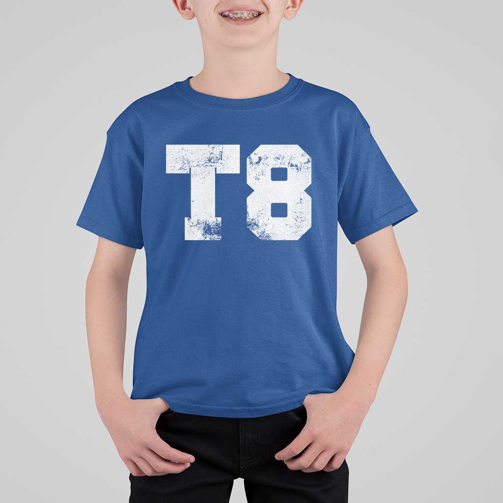 T8 Jersey T Shirt For Kid Concert Inspired Outfit Varsity Sports - Wonder Print Shop