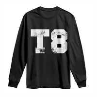 T8 Jersey Long Sleeve Shirt Concert Inspired Outfit Varsity Sports - Wonder Print Shop