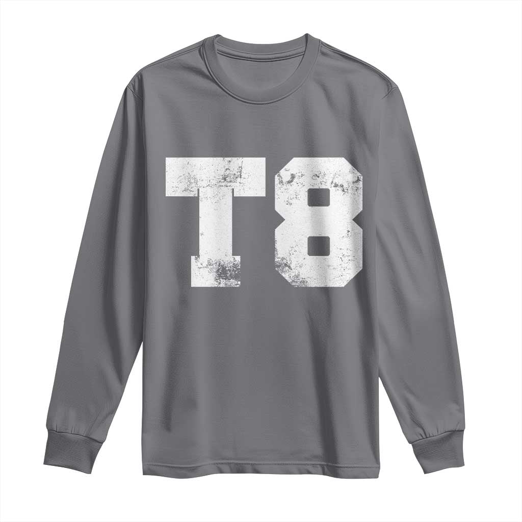 T8 Jersey Long Sleeve Shirt Concert Inspired Outfit Varsity Sports - Wonder Print Shop