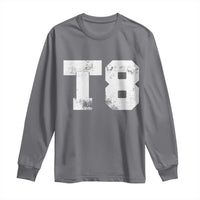 T8 Jersey Long Sleeve Shirt Concert Inspired Outfit Varsity Sports - Wonder Print Shop