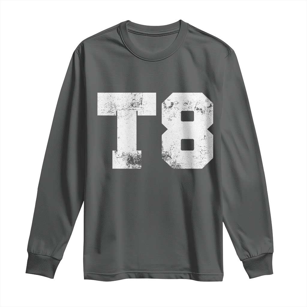 T8 Jersey Long Sleeve Shirt Concert Inspired Outfit Varsity Sports - Wonder Print Shop