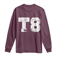 T8 Jersey Long Sleeve Shirt Concert Inspired Outfit Varsity Sports - Wonder Print Shop