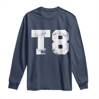 T8 Jersey Long Sleeve Shirt Concert Inspired Outfit Varsity Sports - Wonder Print Shop