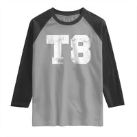 T8 Jersey Raglan Shirt Concert Inspired Outfit Varsity Sports - Wonder Print Shop