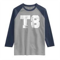 T8 Jersey Raglan Shirt Concert Inspired Outfit Varsity Sports - Wonder Print Shop