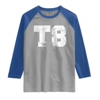 T8 Jersey Raglan Shirt Concert Inspired Outfit Varsity Sports - Wonder Print Shop