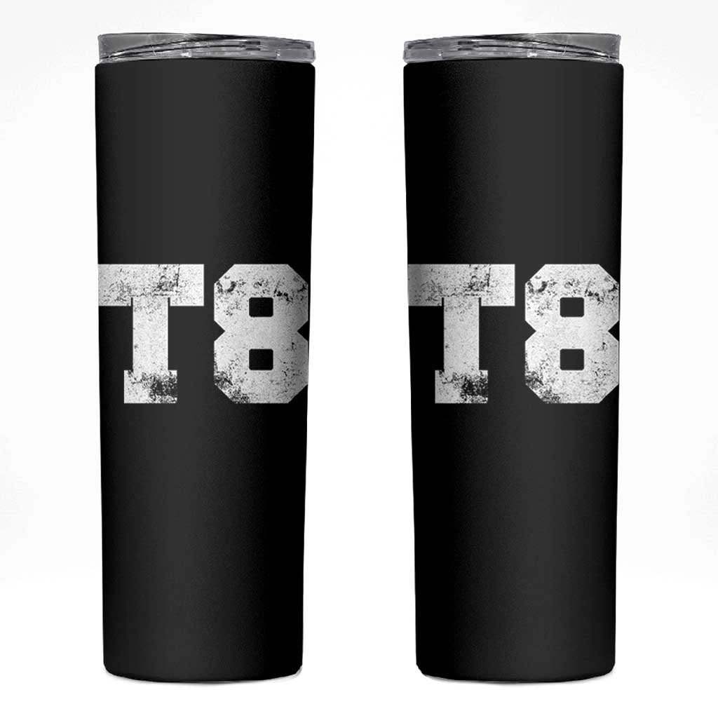 T8 Jersey Skinny Tumbler Concert Inspired Outfit Varsity Sports - Wonder Print Shop