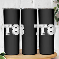 T8 Jersey Skinny Tumbler Concert Inspired Outfit Varsity Sports - Wonder Print Shop