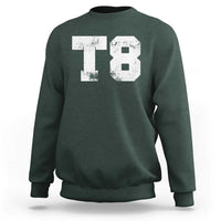 T8 Jersey Sweatshirt Concert Inspired Outfit Varsity Sports - Wonder Print Shop
