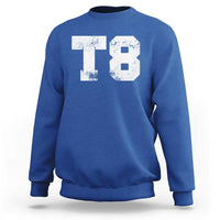 T8 Jersey Sweatshirt Concert Inspired Outfit Varsity Sports - Wonder Print Shop