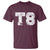 T8 Jersey T Shirt Concert Inspired Outfit Varsity Sports - Wonder Print Shop