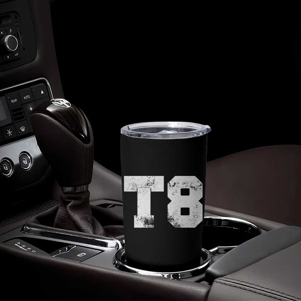 T8 Jersey Tumbler Cup Concert Inspired Outfit Varsity Sports - Wonder Print Shop