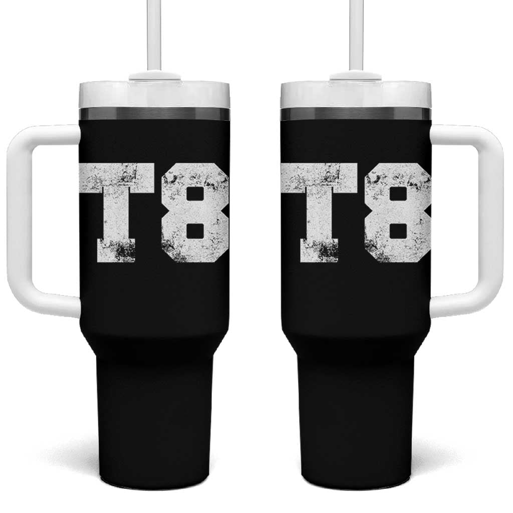T8 Jersey Tumbler With Handle Concert Inspired Outfit Varsity Sports - Wonder Print Shop