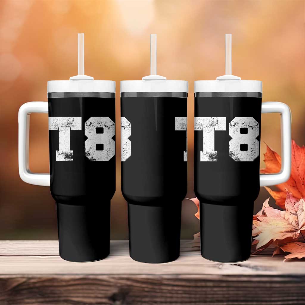 T8 Jersey Tumbler With Handle Concert Inspired Outfit Varsity Sports - Wonder Print Shop
