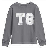 T8 Jersey Youth Sweatshirt Concert Inspired Outfit Varsity Sports - Wonder Print Shop