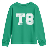 T8 Jersey Youth Sweatshirt Concert Inspired Outfit Varsity Sports - Wonder Print Shop
