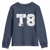 T8 Jersey Youth Sweatshirt Concert Inspired Outfit Varsity Sports - Wonder Print Shop
