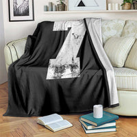 Number 7 Throw Blanket Matching 67 Meme 7th Birthday 7 Years - Wonder Print Shop