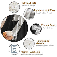 Number 7 Throw Blanket Matching 67 Meme 7th Birthday 7 Years - Wonder Print Shop