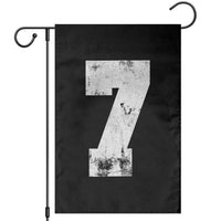 Number 7 Garden Flag Matching 67 Meme 7th Birthday 7 Years - Wonder Print Shop