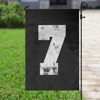 Number 7 Garden Flag Matching 67 Meme 7th Birthday 7 Years - Wonder Print Shop