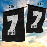 Number 7 Garden Flag Matching 67 Meme 7th Birthday 7 Years - Wonder Print Shop