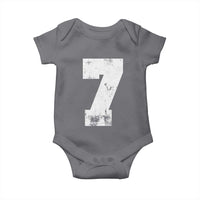 Number 7 Baby Onesie Matching 67 Meme 7th Birthday 7 Years - Wonder Print Shop