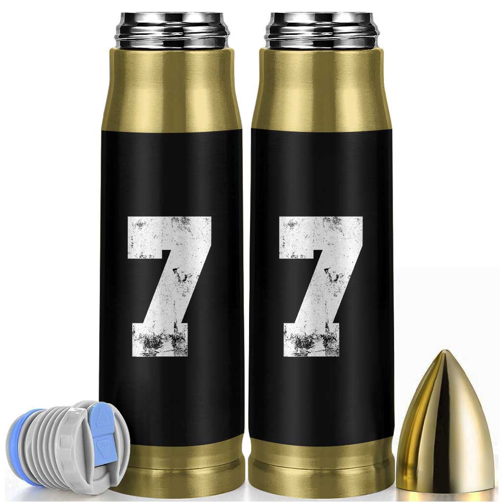 Number 7 Bullet Tumbler Matching 67 Meme 7th Birthday 7 Years - Wonder Print Shop