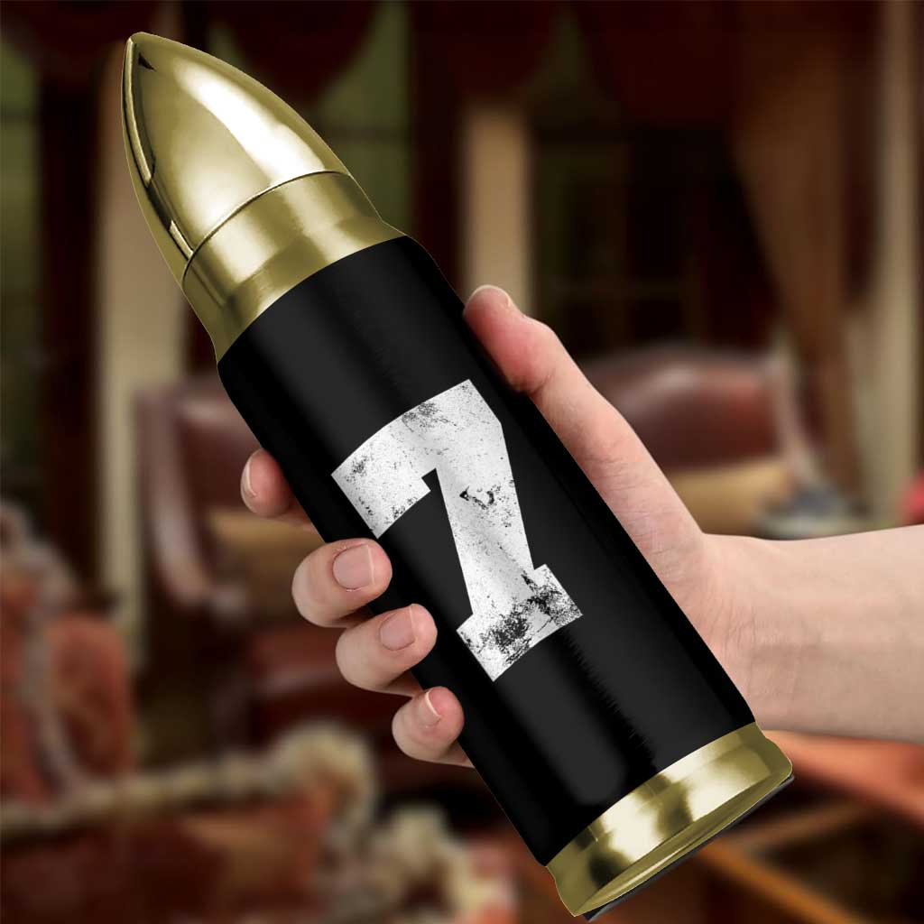 Number 7 Bullet Tumbler Matching 67 Meme 7th Birthday 7 Years - Wonder Print Shop