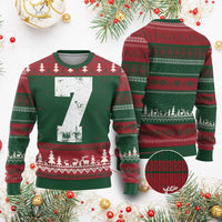 Number 7 Ugly Christmas Sweater Matching 67 Meme 7th Birthday 7 Years - Wonder Print Shop