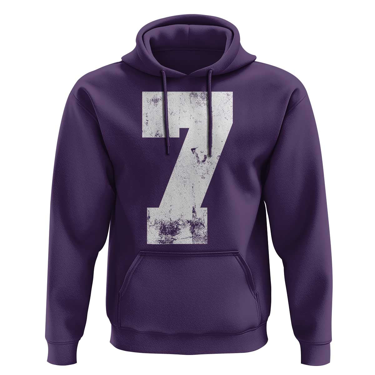 Number 7 Hoodie Matching 67 Meme 7th Birthday 7 Years - Wonder Print Shop