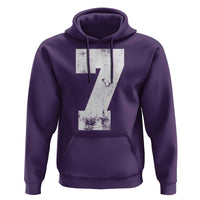 Number 7 Hoodie Matching 67 Meme 7th Birthday 7 Years - Wonder Print Shop