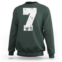 Number 7 Sweatshirt Matching 67 Meme 7th Birthday 7 Years - Wonder Print Shop
