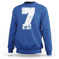 Number 7 Sweatshirt Matching 67 Meme 7th Birthday 7 Years - Wonder Print Shop