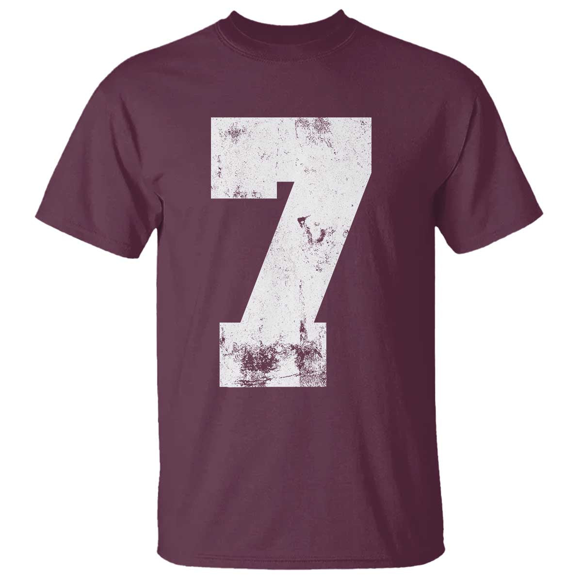 Number 7 T Shirt Matching 67 Meme 7th Birthday 7 Years - Wonder Print Shop