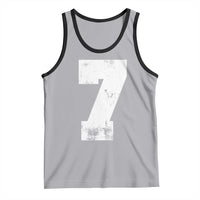 Number 7 Tank Top Matching 67 Meme 7th Birthday 7 Years - Wonder Print Shop