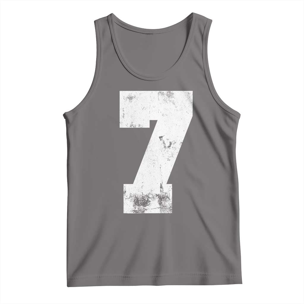 Number 7 Tank Top Matching 67 Meme 7th Birthday 7 Years - Wonder Print Shop