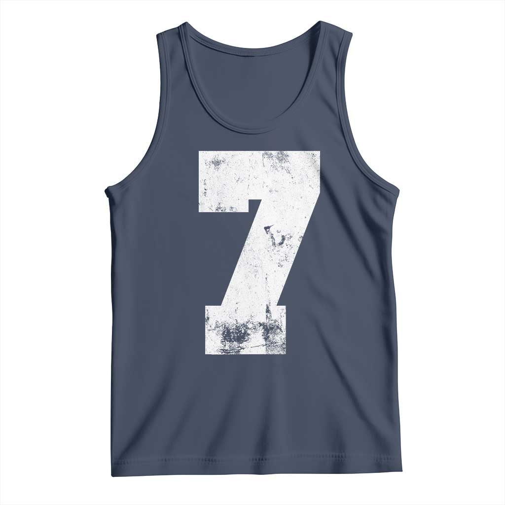 Number 7 Tank Top Matching 67 Meme 7th Birthday 7 Years - Wonder Print Shop