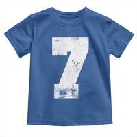 Number 7 Toddler T Shirt Matching 67 Meme 7th Birthday 7 Years - Wonder Print Shop