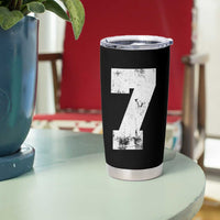 Number 7 Tumbler Cup Matching 67 Meme 7th Birthday 7 Years - Wonder Print Shop