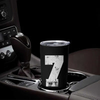 Number 7 Tumbler Cup Matching 67 Meme 7th Birthday 7 Years - Wonder Print Shop