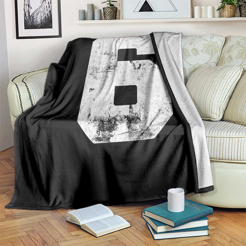 Number 6 Throw Blanket Matching 67 Meme 6th Birthday 6 Years - Wonder Print Shop