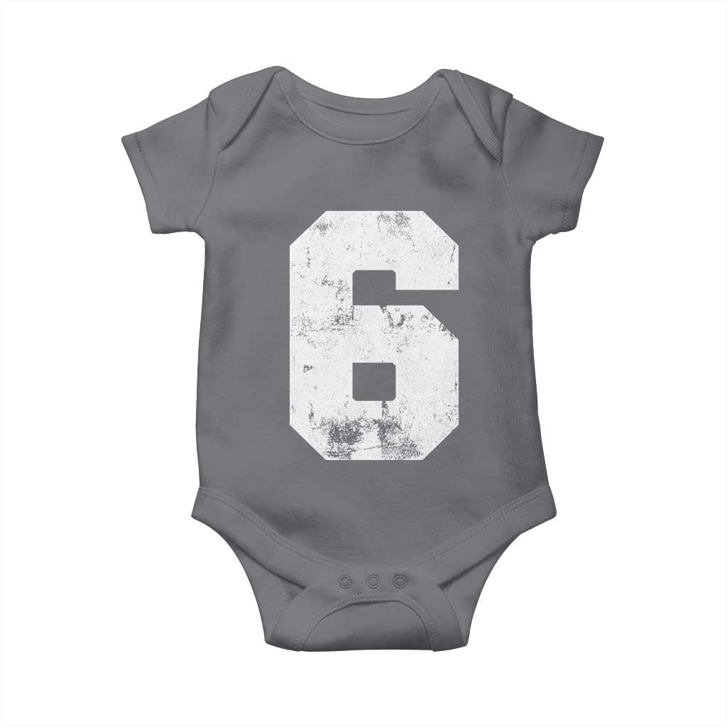 Number 6 Baby Onesie Matching 67 Meme 6th Birthday 6 Years - Wonder Print Shop