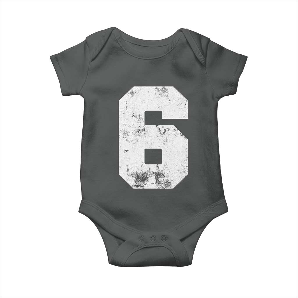 Number 6 Baby Onesie Matching 67 Meme 6th Birthday 6 Years - Wonder Print Shop